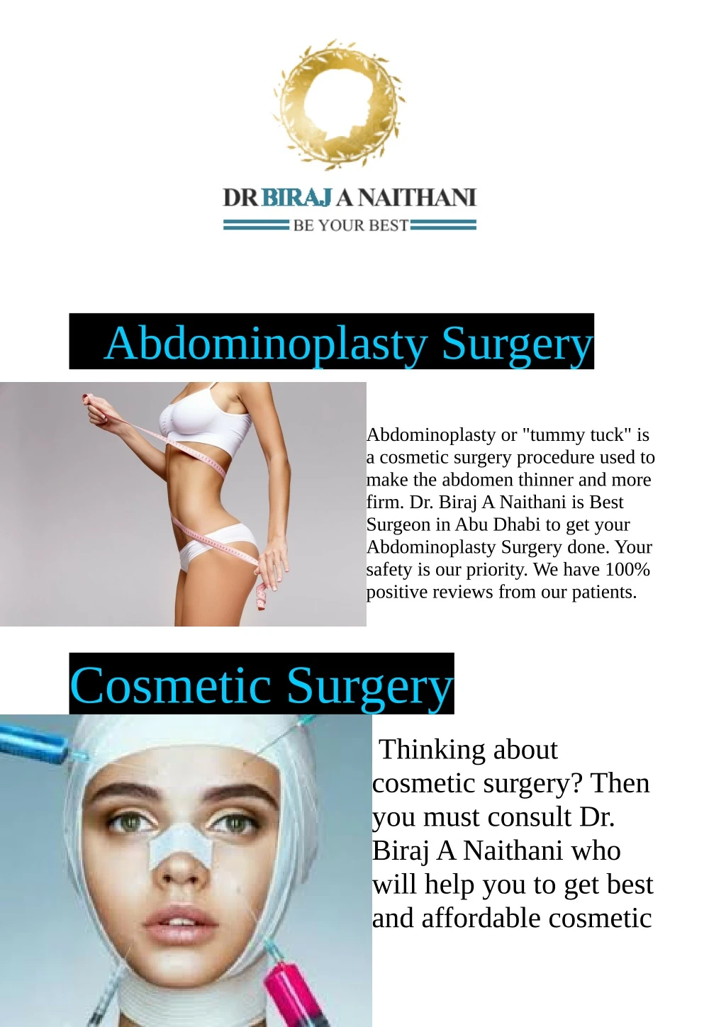 abdominoplasty surgery