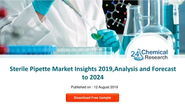 Sterile Pipette Market Insights 2019, Analysis and Forecast to 2024