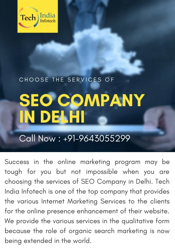 Tech India Infotech - Choose the services of SEO Company in Delhi