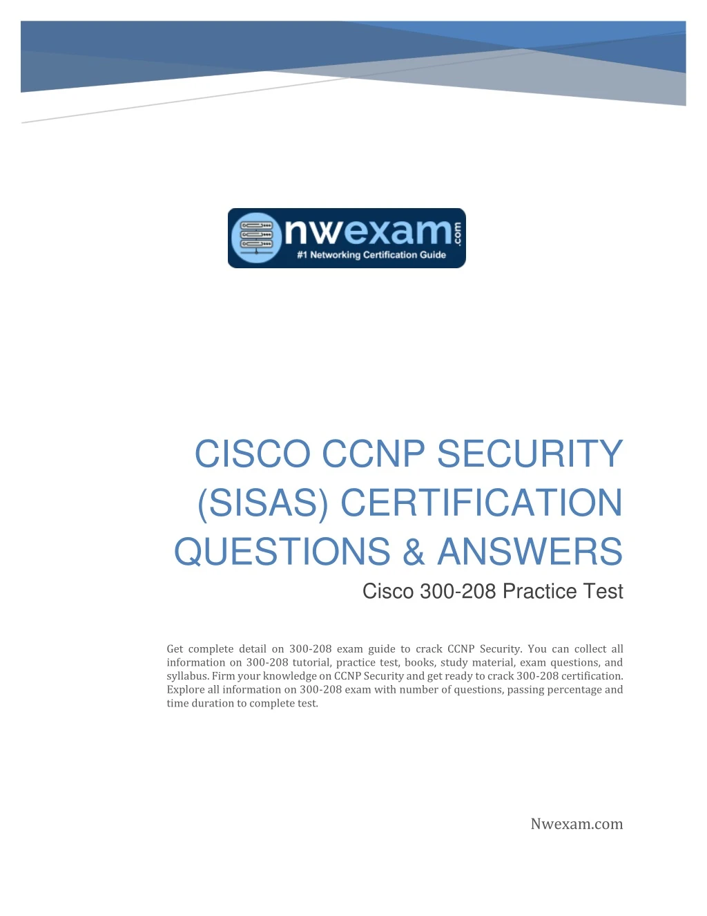 cisco ccnp security sisas certification questions