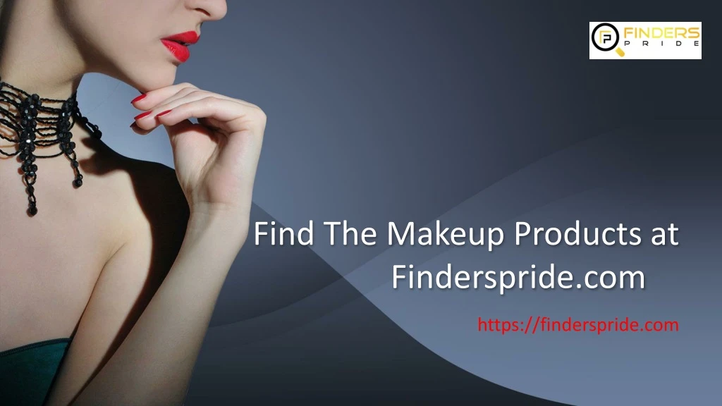 find the makeup products at finderspride com