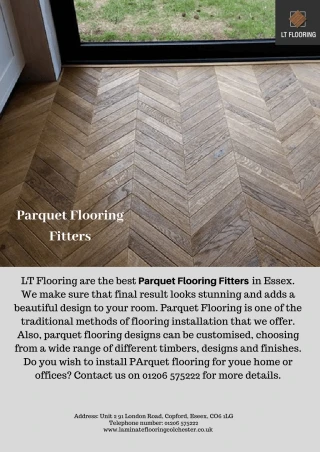 Parquet Flooring Fitters - slide 1