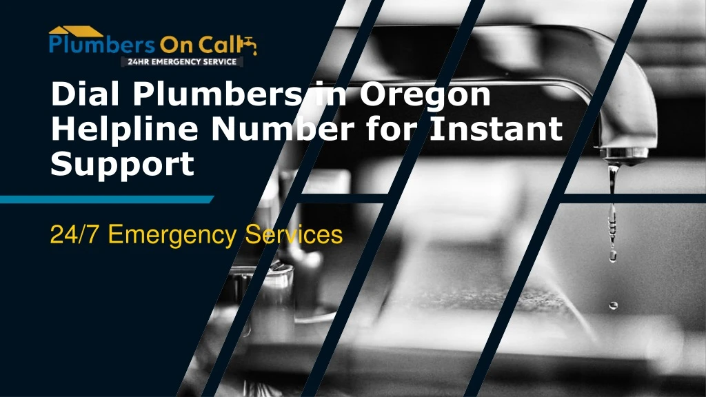 dial plumbers in oregon helpline number for instant support