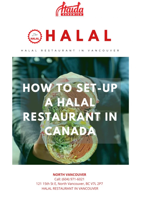 How To Set-up A Halal Restaurant In Canada