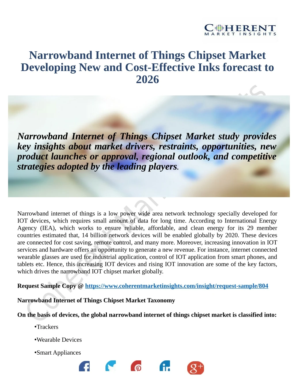 narrowband internet of things chipset market