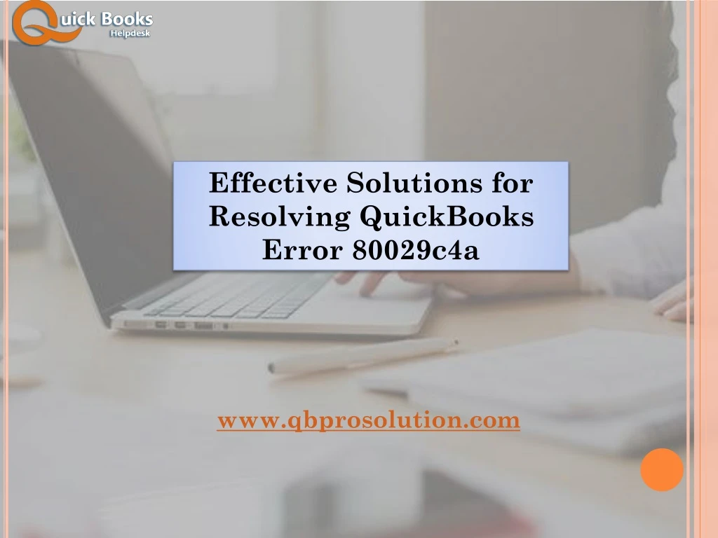 effective solutions for resolving quickbooks