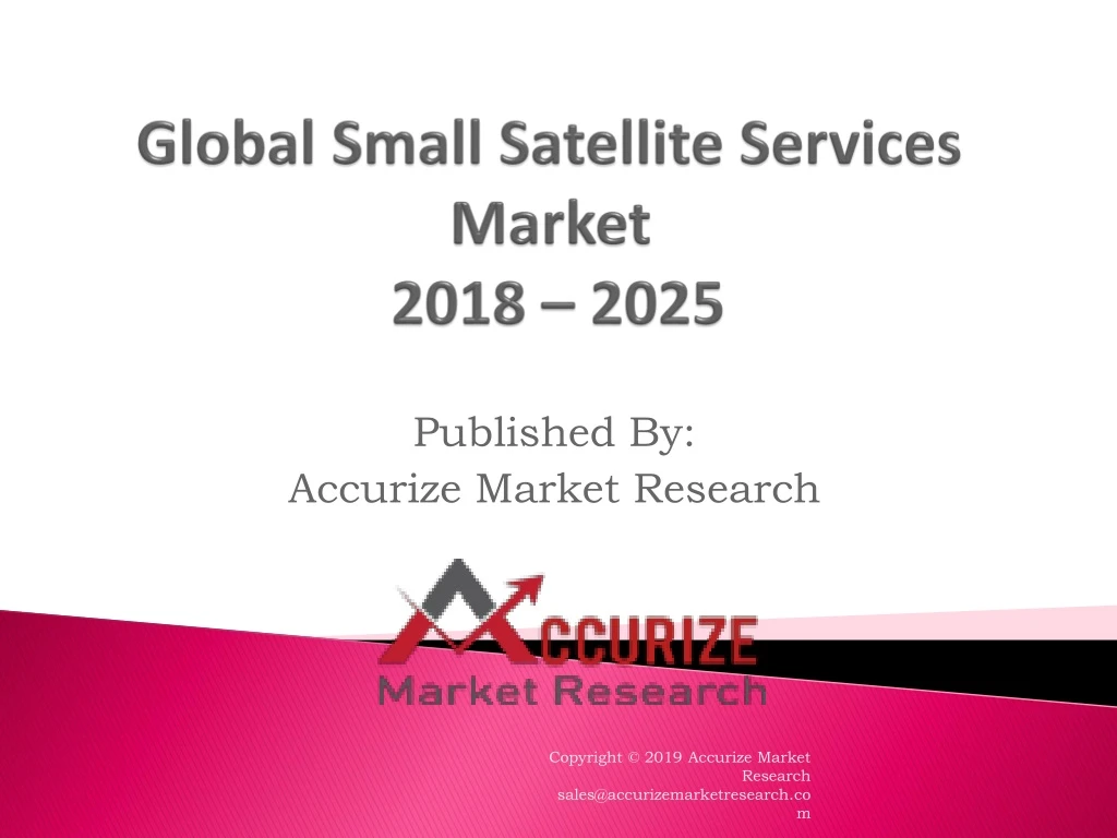 global small satellite services market 2018 2025