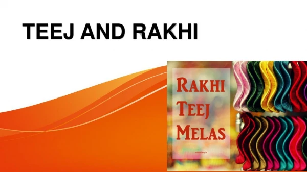 Teej and Rakhi