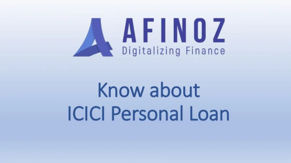 ICICI Personal Loan