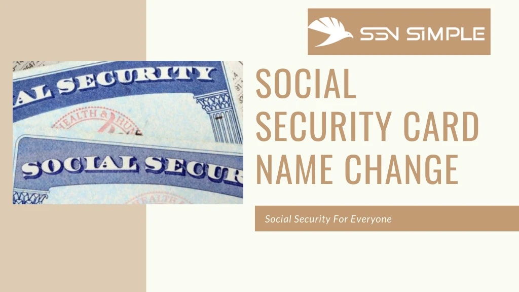 social security card name change