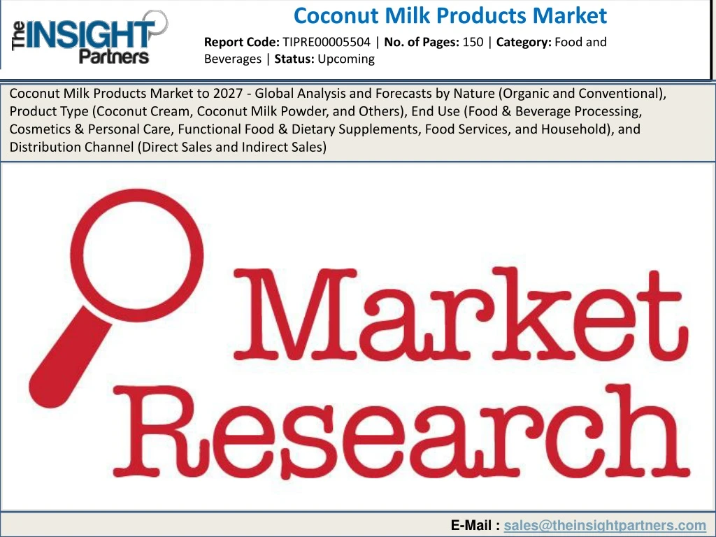 coconut milk products market
