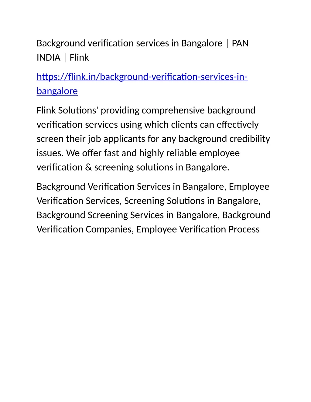 background verification services in bangalore