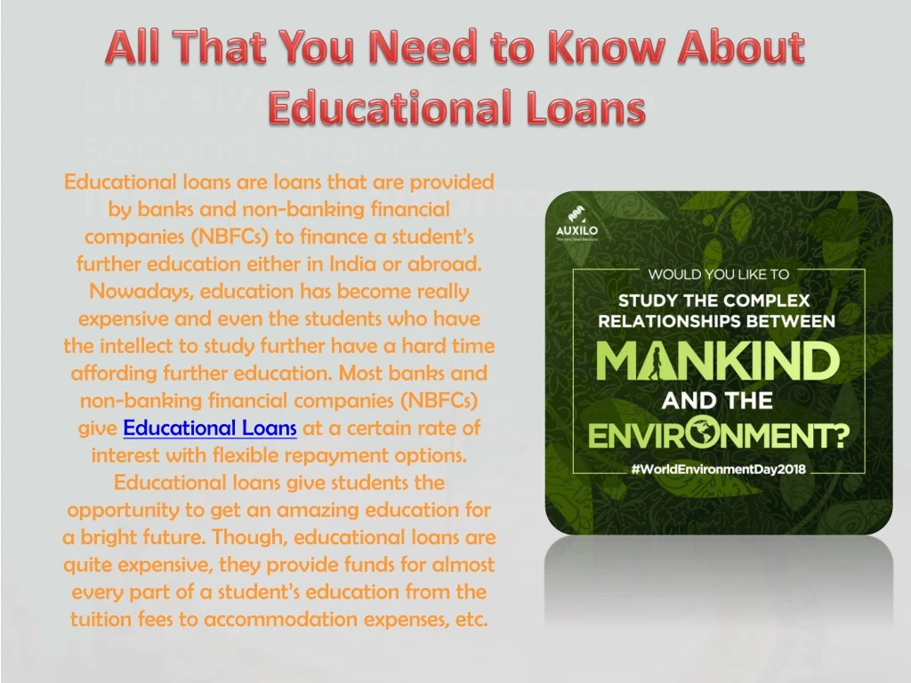 all that you need to know about educational loans