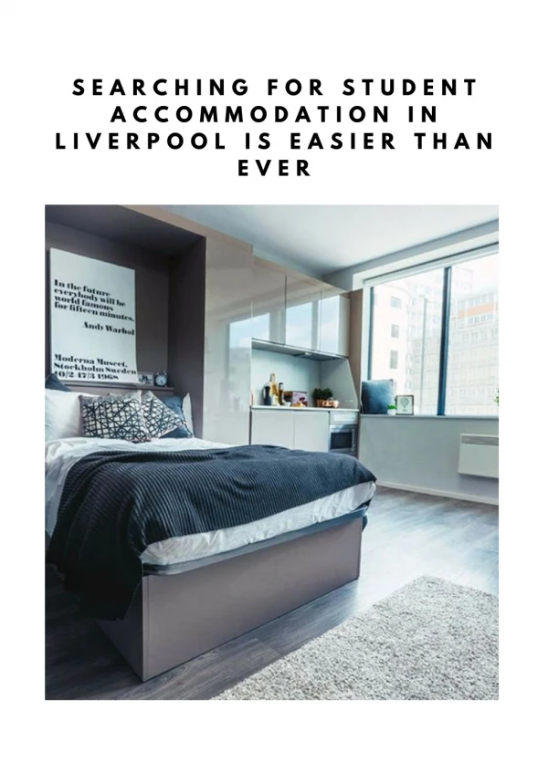 Student Accommodation Liverpool | Student Housing Liverpool