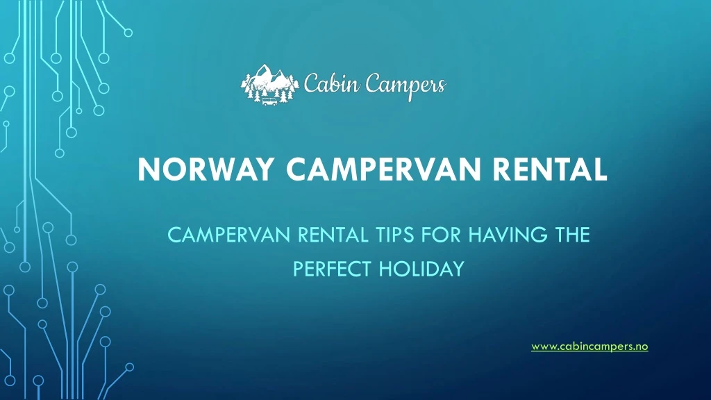 norway campervan rental