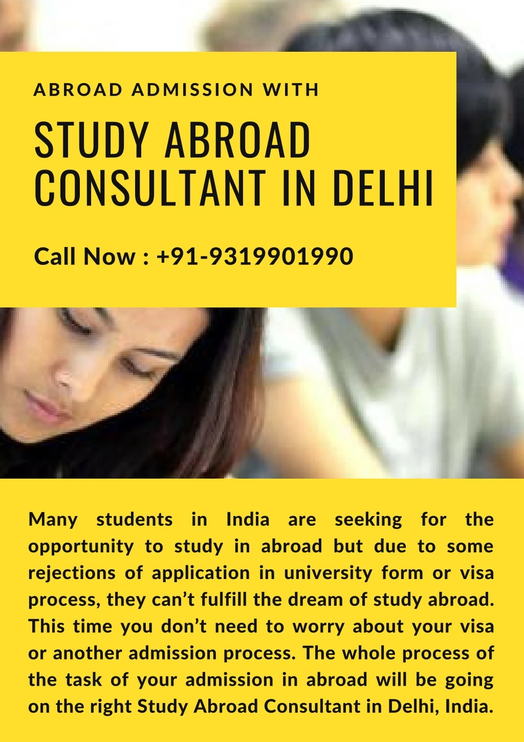 abroad admission with study abroad consultant
