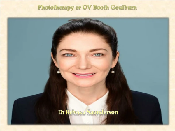 Phototherapy or UV Booth Goulburn