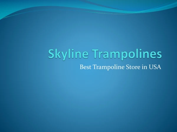 Berg Trampolines brand in USA Best Trampoline