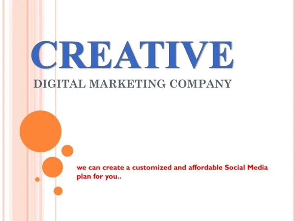 CREATIVE Digital Marketing Company