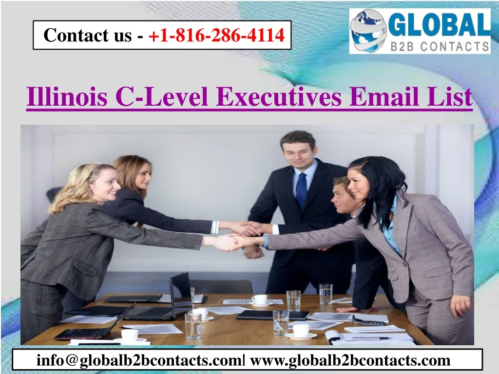 illinois c level executives email list