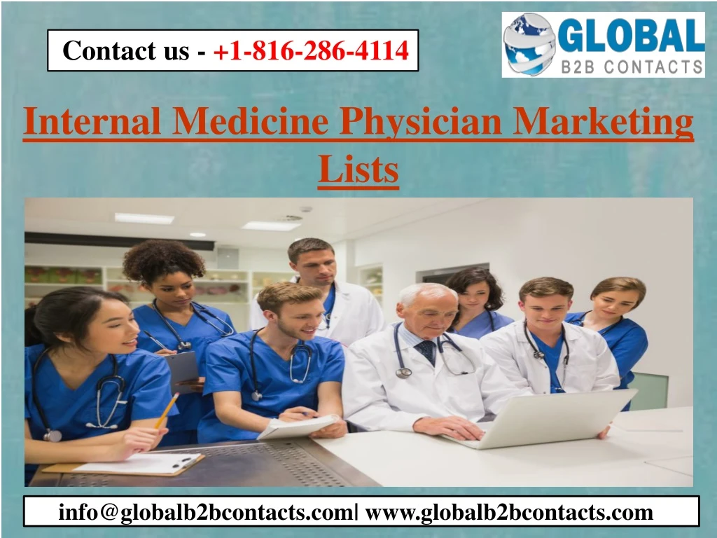 internal medicine physician marketing lists