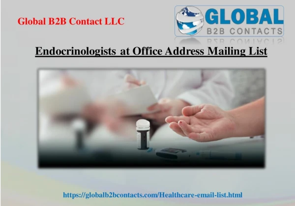 Endocrinologists at Office Address Mailing List