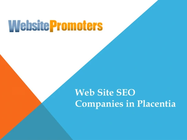 Web Site SEO Companies in Placentia