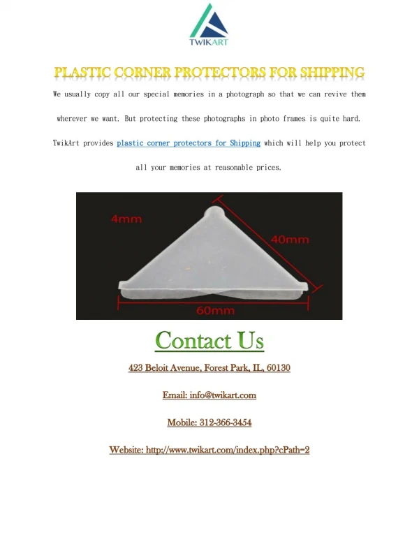 plastic corner protectors for Shipping