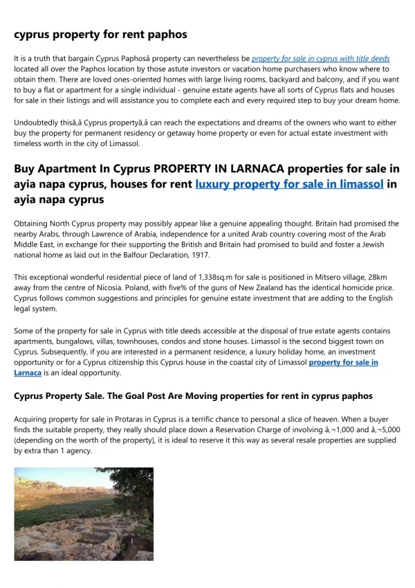 500 Properties - property for sale in cyprus south
