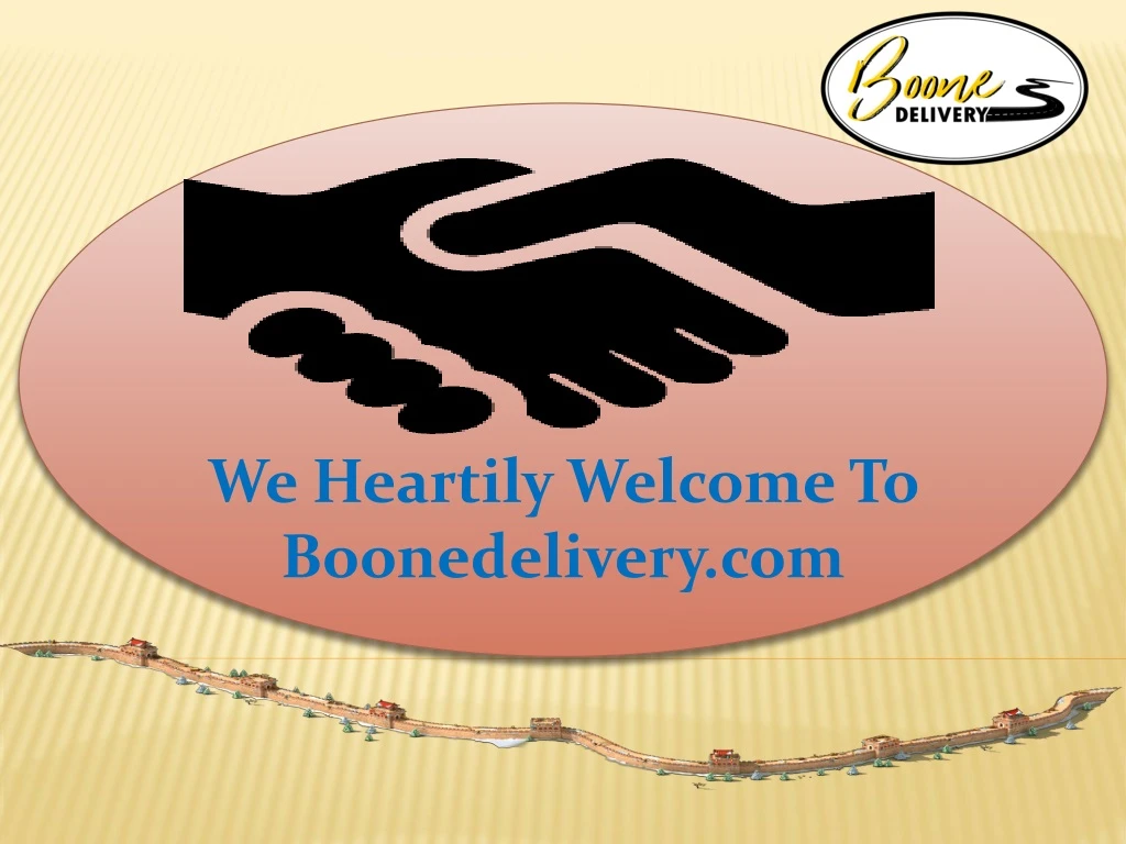 we heartily welcome to boonedelivery com