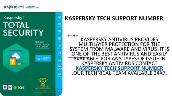 Kaspersky Antivirus Number Available 24X7