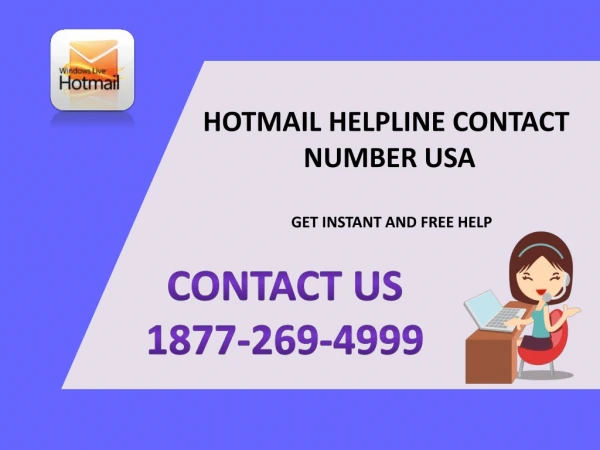 How Do I Get My Hotmail Account Back?| Hotmail Helpline Number USA 1877-269-4999