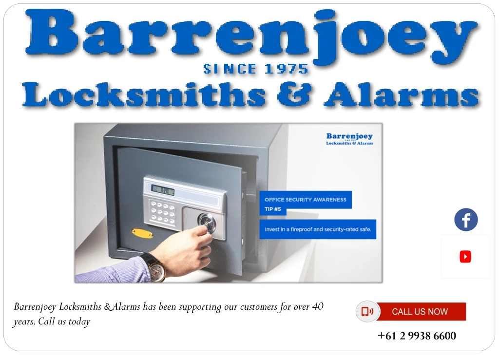 barrenjoey locksmiths alarms has been supporting