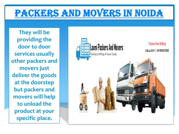 Packers and Movers in Noida |