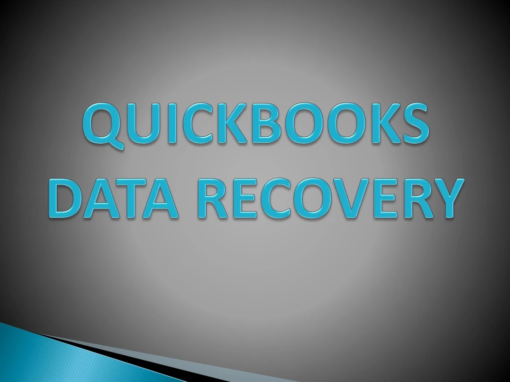 quickbooks data recovery