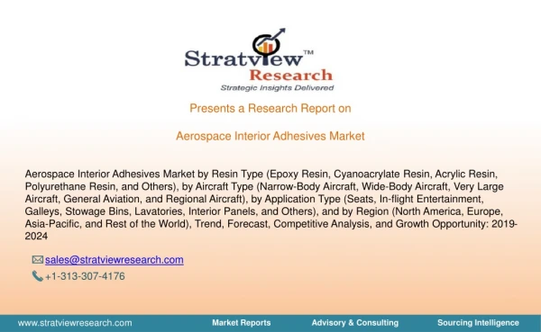 Aerospace Interior Adhesives Market | Forecast upto 2024