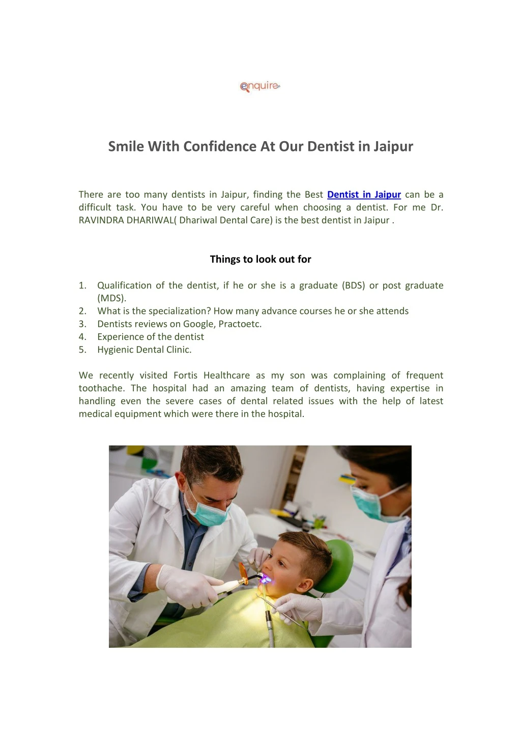 smile with confidence at our dentist in jaipur