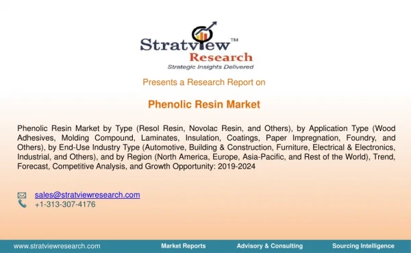 Phenolic Resin Market | Trends & Forecast | 2019-2024