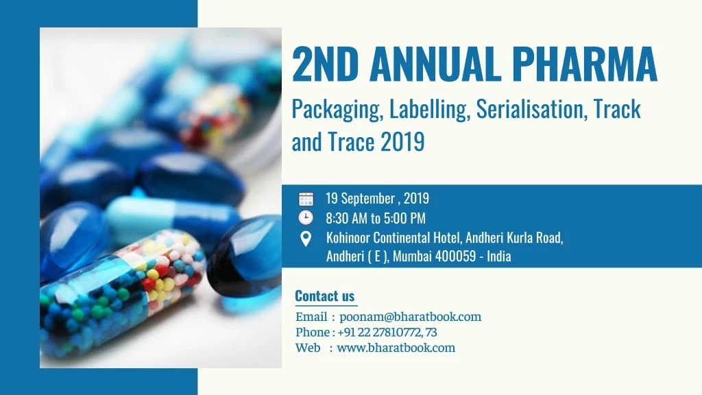 2nd annual pharma and trace 2019