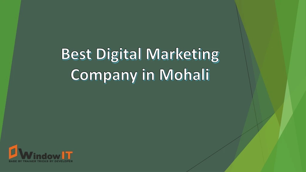 best digital marketing company in mohali