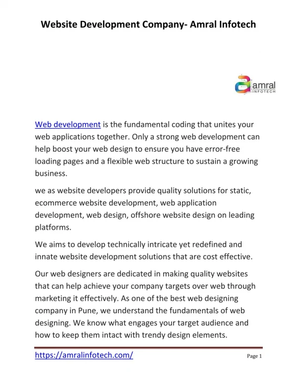 Best website development company in pune|Website developer