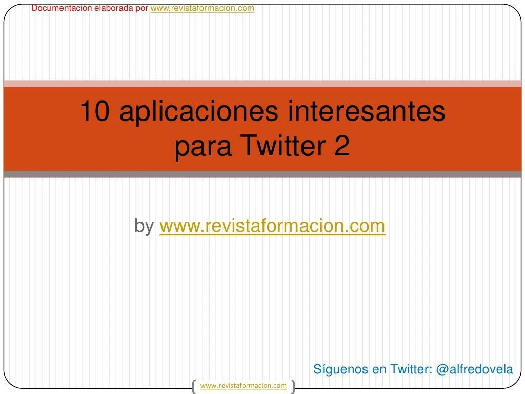 10 aplicaciones interesantes para twitter 2