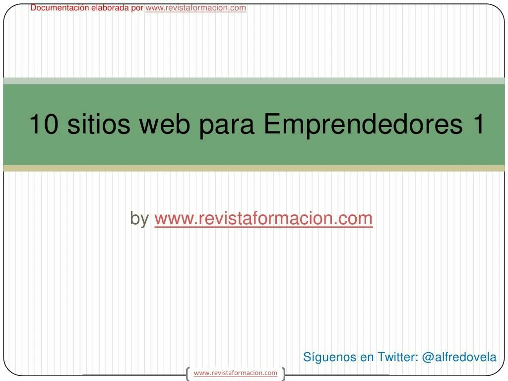 10 sitios web para emprendedores 1