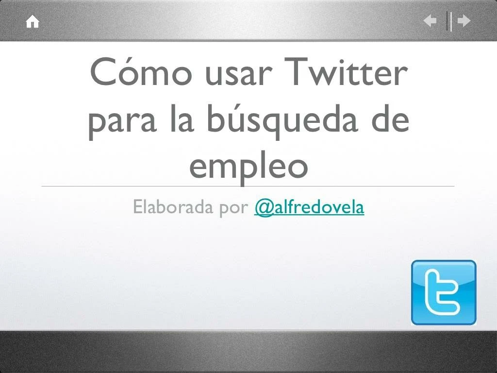 twitter para b squeda de empleo