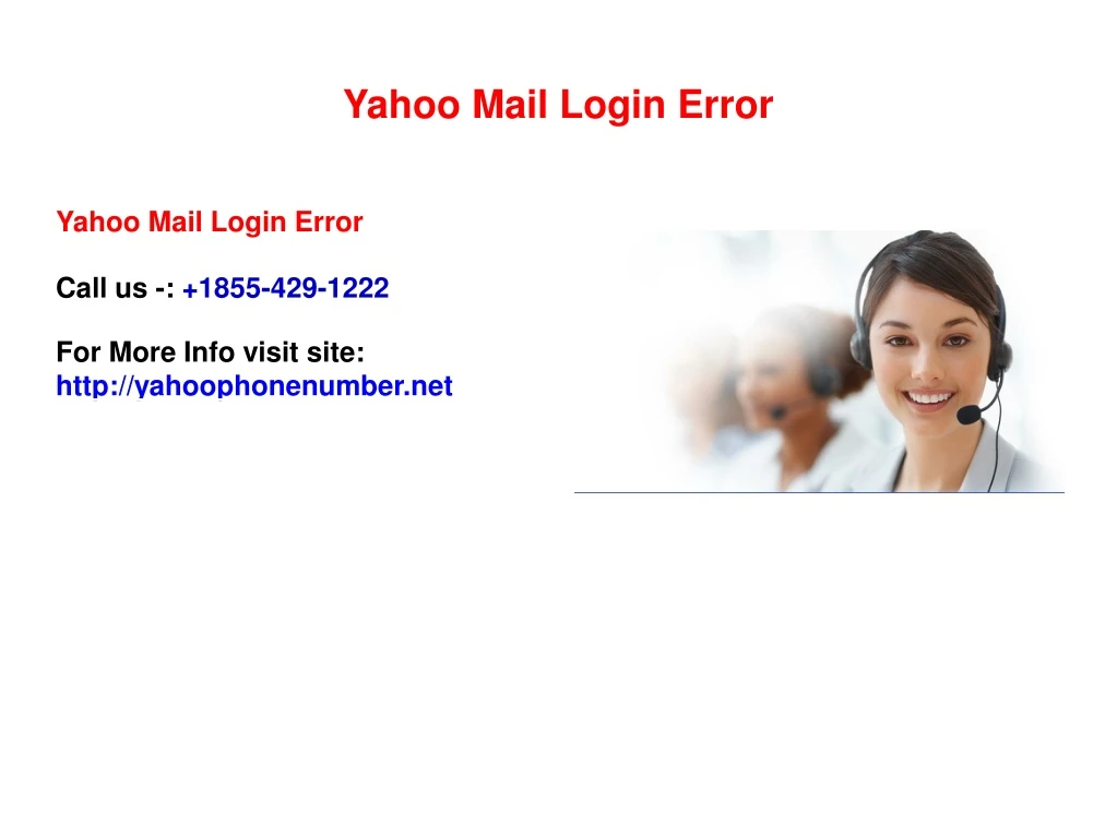 yahoo mail login error