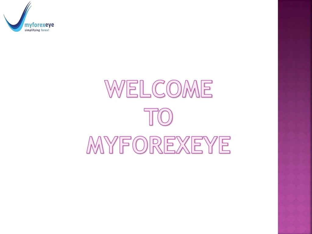 welcome to myforexeye