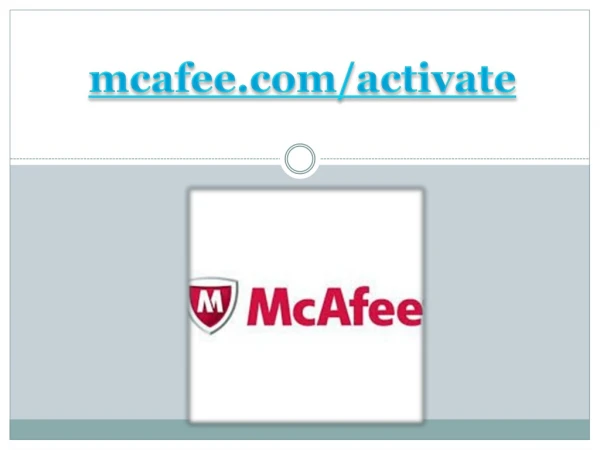 mcafee.com/activate - Enter your code - Activate McAfee Product