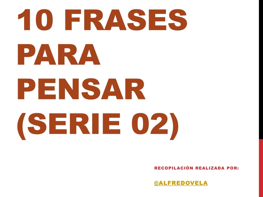 10 frases para pensar serie 02