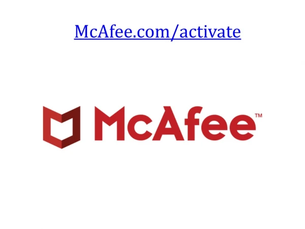 mcafee com activate