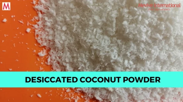 Desiccated Coconut Forms, Application, Uses, Storage